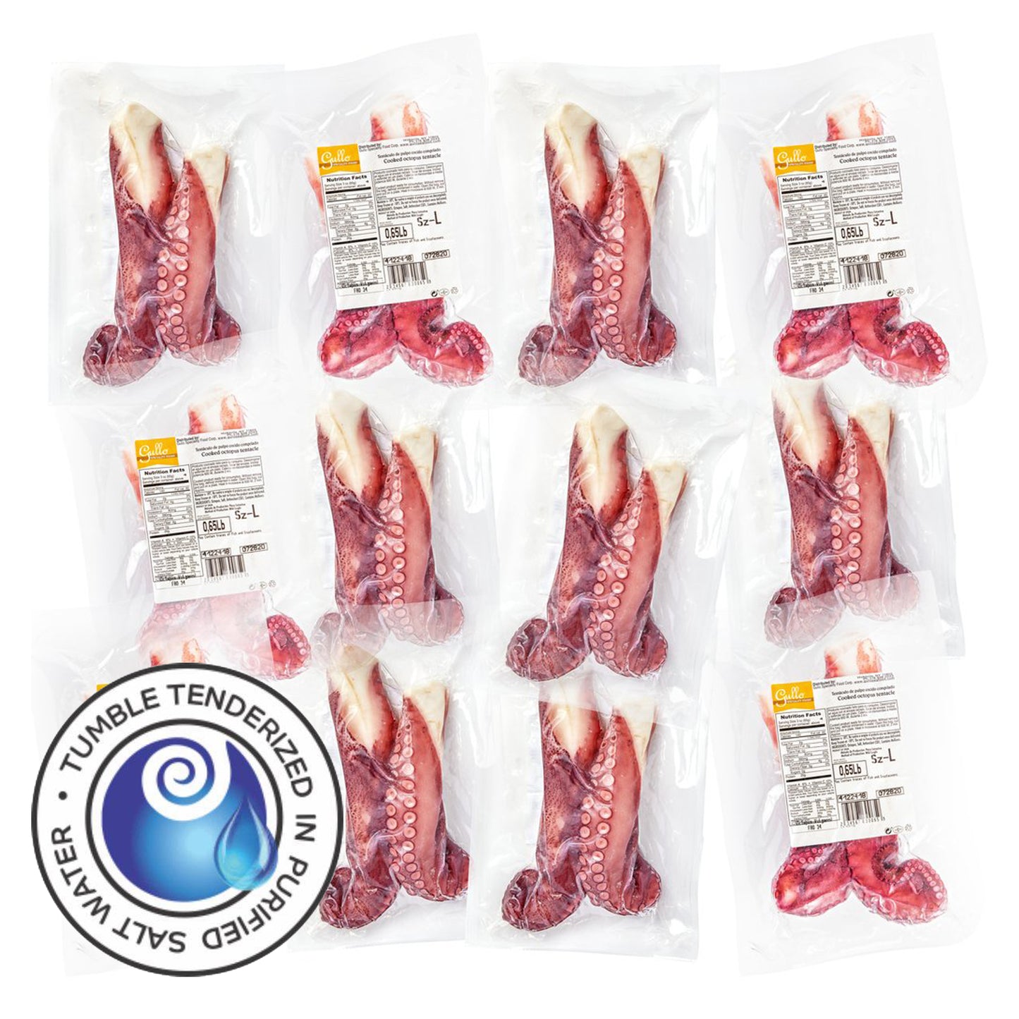 Cooked Octopus Legs (12 Packs)