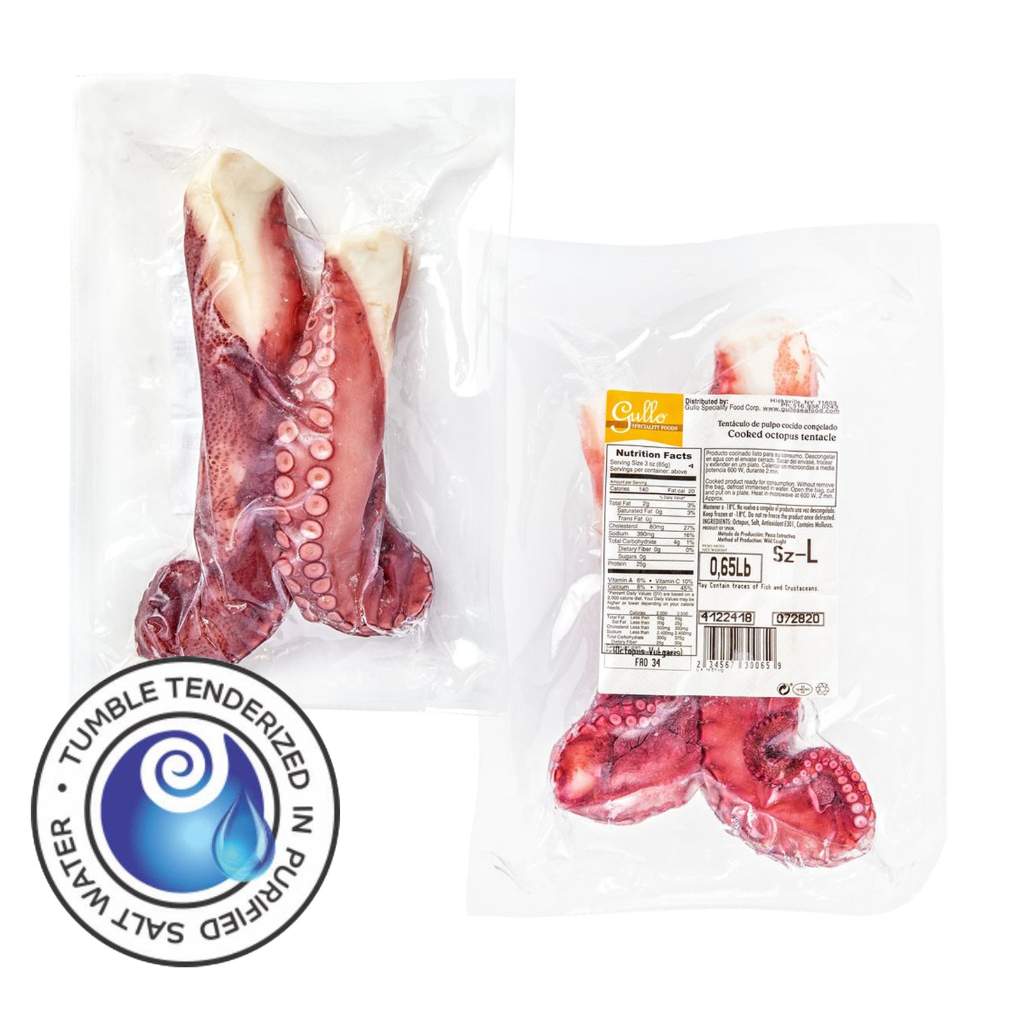 Cooked Octopus Legs (2 Packs)