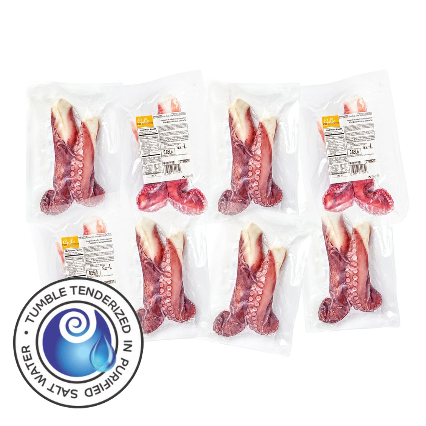 Cooked Octopus Legs (8 Packs)