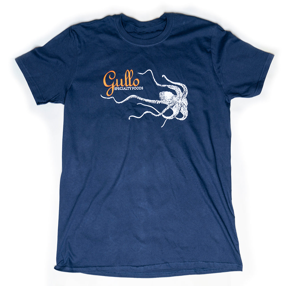 Gullo Specialty Foods Octo Shirt Navy Blue