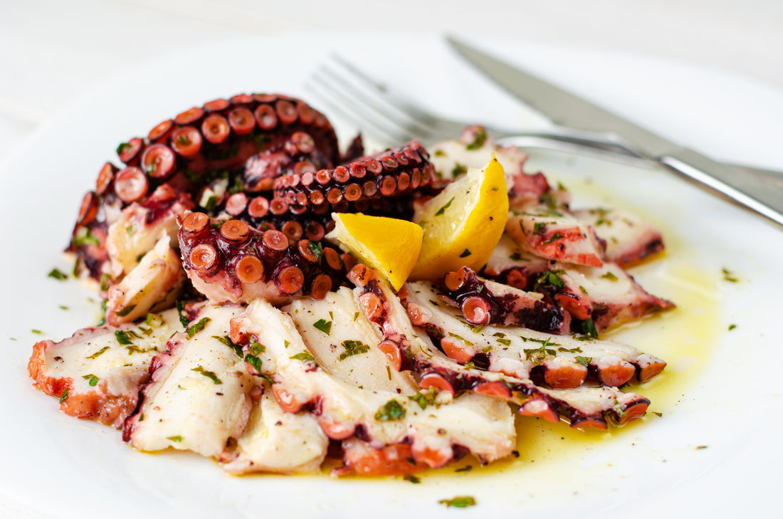Gullo Octopus Carpaccio - Available at Fresh Fin Gourmet!