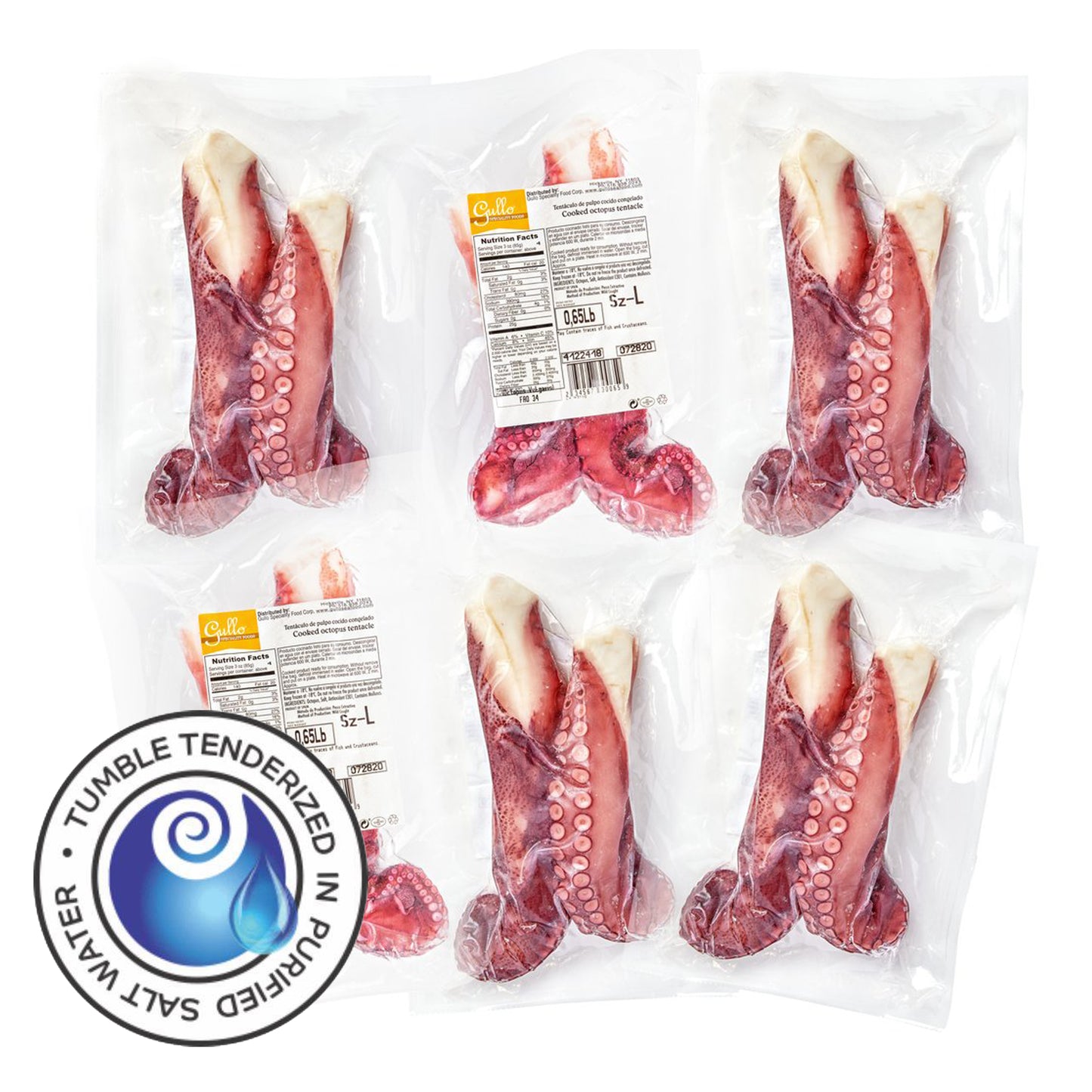Cooked Octopus Legs (6 Packs)